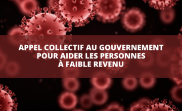 Les CFQ demandent au gouvernement d’aider les personnes à faible revenu