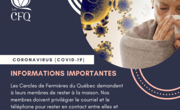 Informations importantes concernant la COVID-19