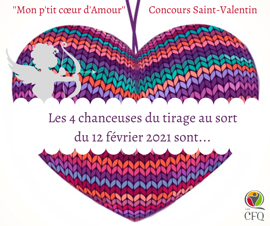 Gagnantes du concours de la Saint-Valentin Sauvegarder en PDFImprimer