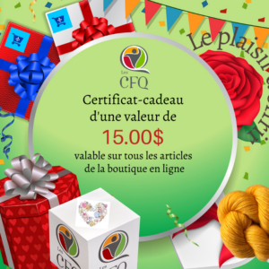 Certificat-cadeau de 15 dollars