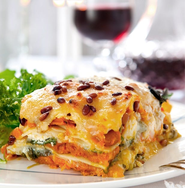Mettez à votre menu cette recette sans viande : une lasagne colorée et vitaminée à souhait pour le plaisir de toutes et tous.