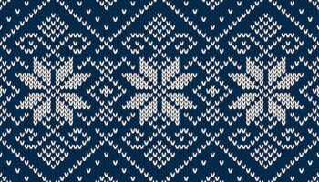 Winter Holiday sweater design on the wool knitted texture. Seaml Seamless pattern ornament on the wool knitted texture. EPS available