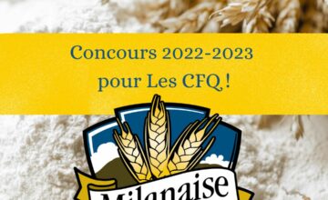Concours de recettes 2022-2023 pour Les CFQ
